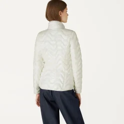 Discount K-Way VIOLETTE QUILTED WARM Whitemilk