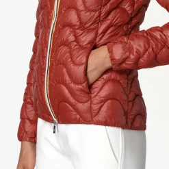 Outlet K-Way VIOLETTE QUILTED WARM Redpompeian