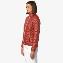 Outlet K-Way VIOLETTE QUILTED WARM Redpompeian