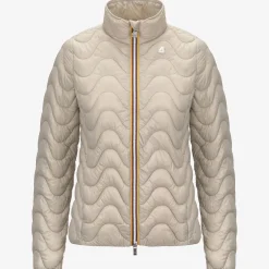Clearance K-Way VIOLETTE QUILTED WARM Beigegrey