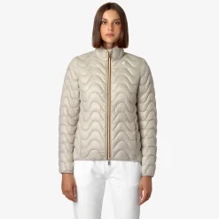 Clearance K-Way VIOLETTE QUILTED WARM Beigegrey