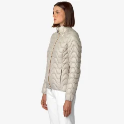 Clearance K-Way VIOLETTE QUILTED WARM Beigegrey