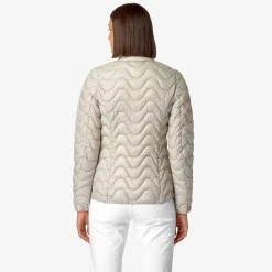 Clearance K-Way VIOLETTE QUILTED WARM Beigegrey