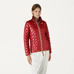 Outlet K-Way VIOLETTE QUILTED WARM Reddktomato