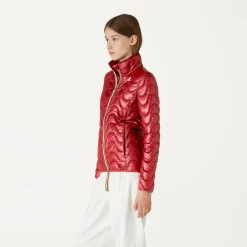Outlet K-Way VIOLETTE QUILTED WARM Reddktomato