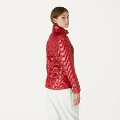 Outlet K-Way VIOLETTE QUILTED WARM Reddktomato
