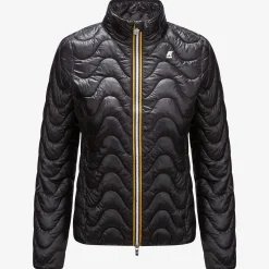Outlet K-Way VIOLETTE QUILTED WARM Blackpure