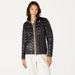 Outlet K-Way VIOLETTE QUILTED WARM Blackpure
