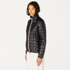 Outlet K-Way VIOLETTE QUILTED WARM Blackpure