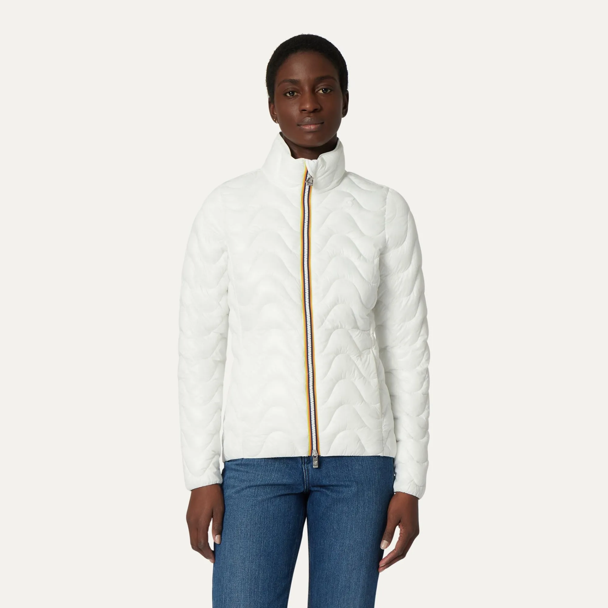Online K-Way VIOLETTE QUILTED WARM White