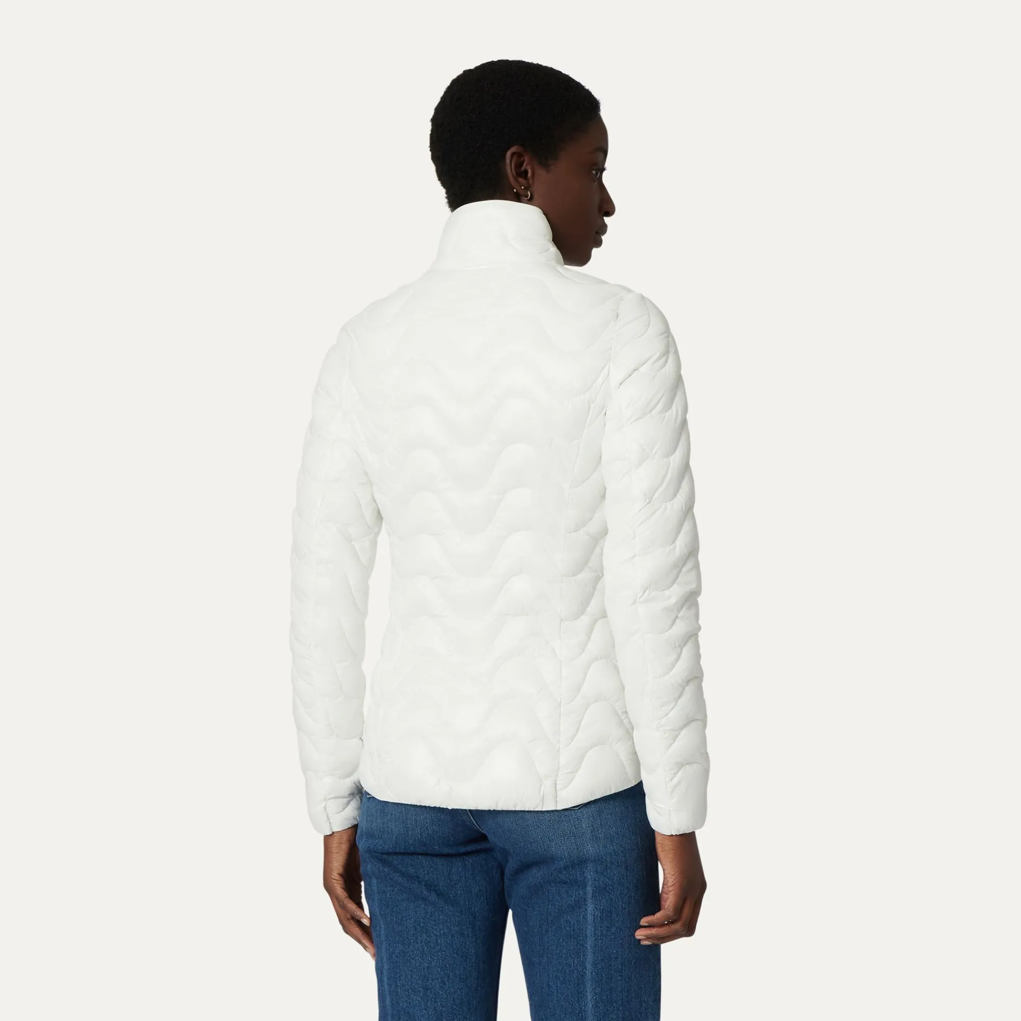 Online K-Way VIOLETTE QUILTED WARM White