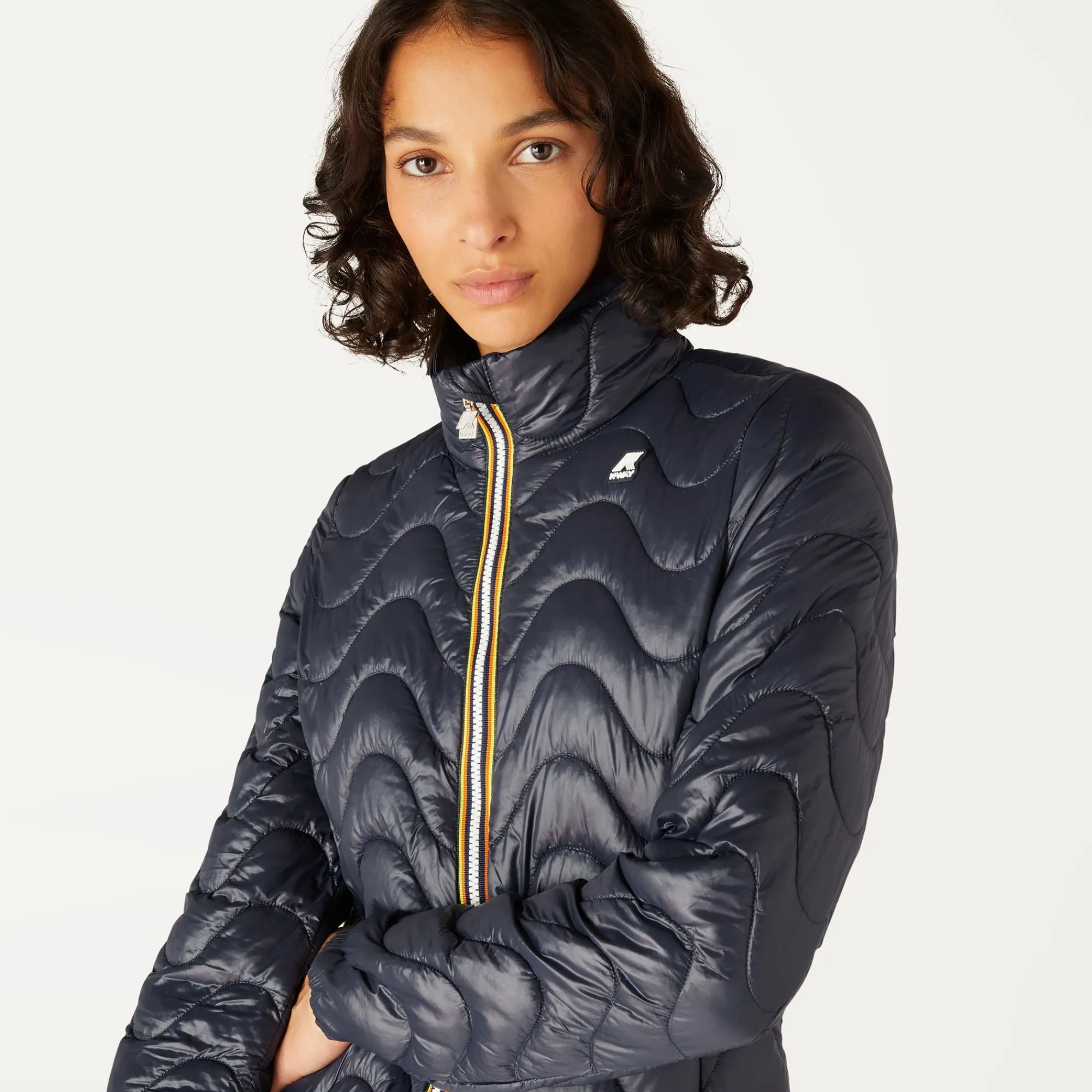 Sale K-Way VIOLETTE QUILTED WARM Bluedepth