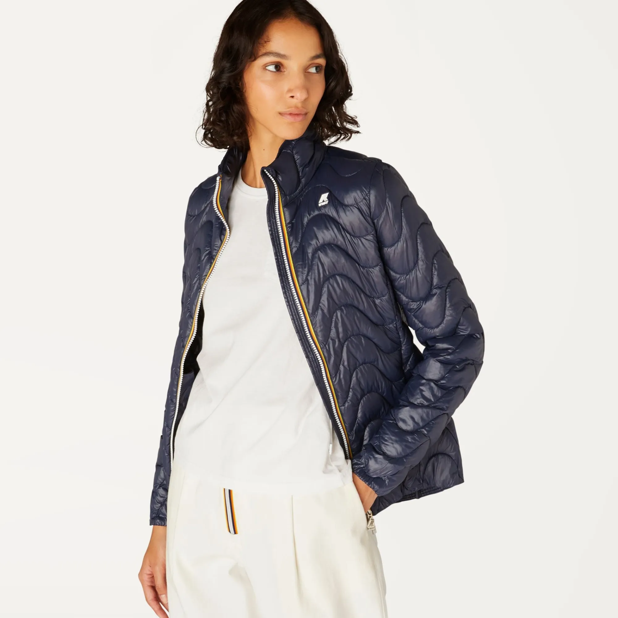 Sale K-Way VIOLETTE QUILTED WARM Bluedepth