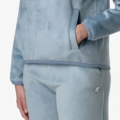 Sale K-Way VIV VELOUR POLAR Bluea-bluea