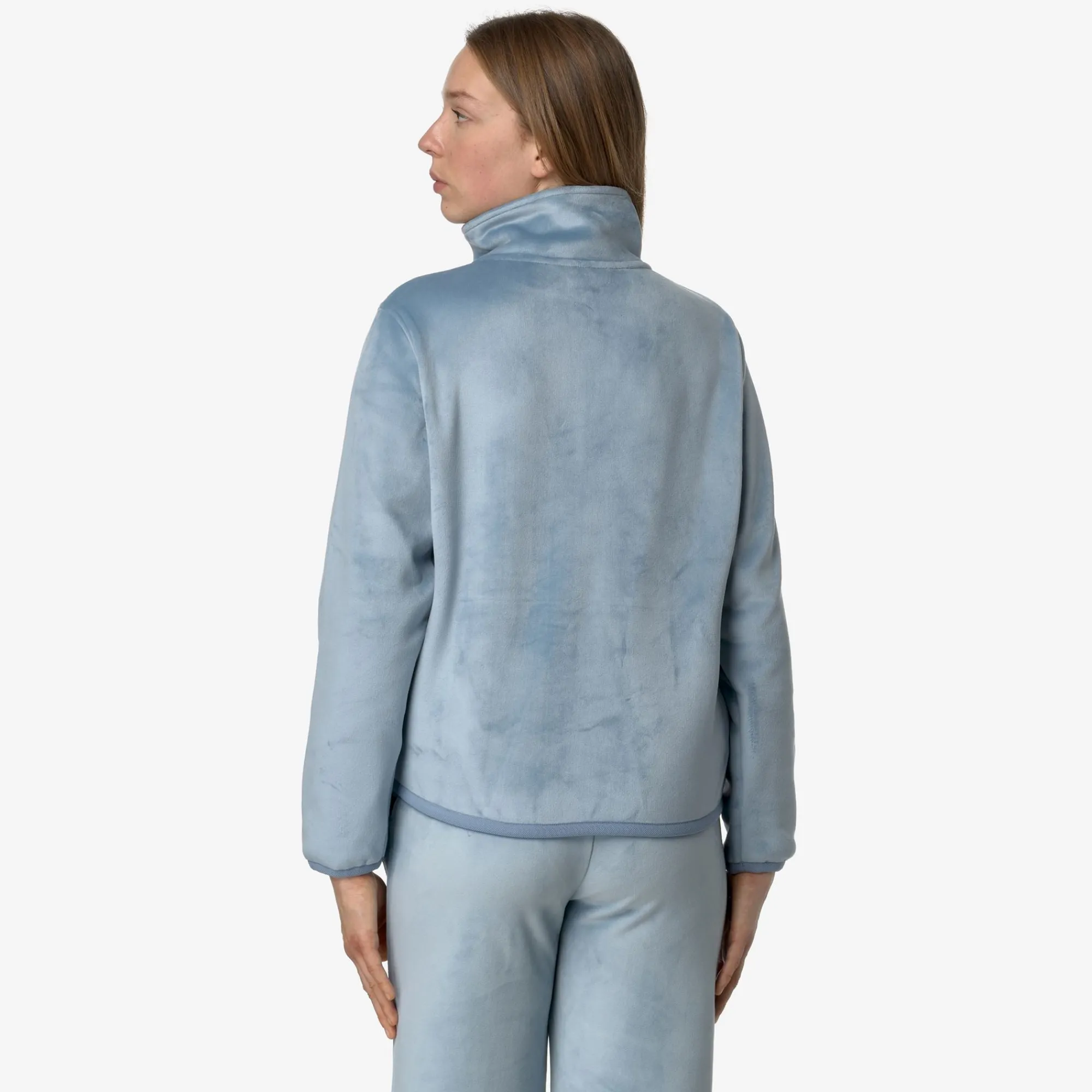 Sale K-Way VIV VELOUR POLAR Bluea-bluea