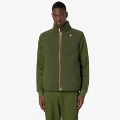 Outlet K-Way YANNICK SHERPA POLAR Greenc-greenc
